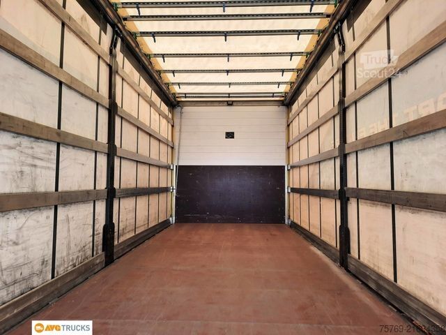 Tovorno vozilo s ravno platformo in ponjavo DAF XB 290 16 t Schiebeplane Edscha LBW AHK