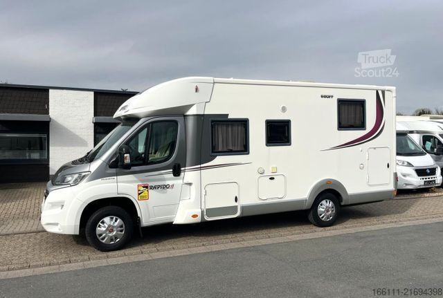 Halvintegreret autocamper RAPIDO 680 FF - Hub/Queensbett -  - Solar