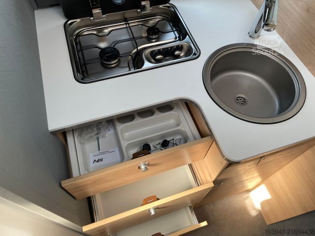 Half-integraal camper Glücksmobil 741 EB *Hubbett**RFK**Navi**Markise*