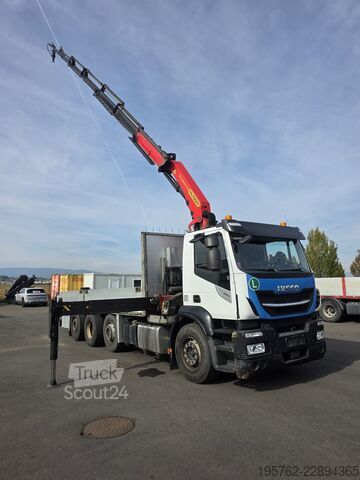 Camion cu platformă IVECO Stralis 460 8x2 E6 Palfinger PK 23001 EH