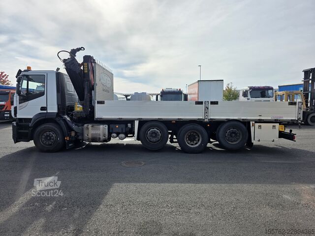 Camion cu platformă IVECO Stralis 460 8x2 E6 Palfinger PK 23001 EH