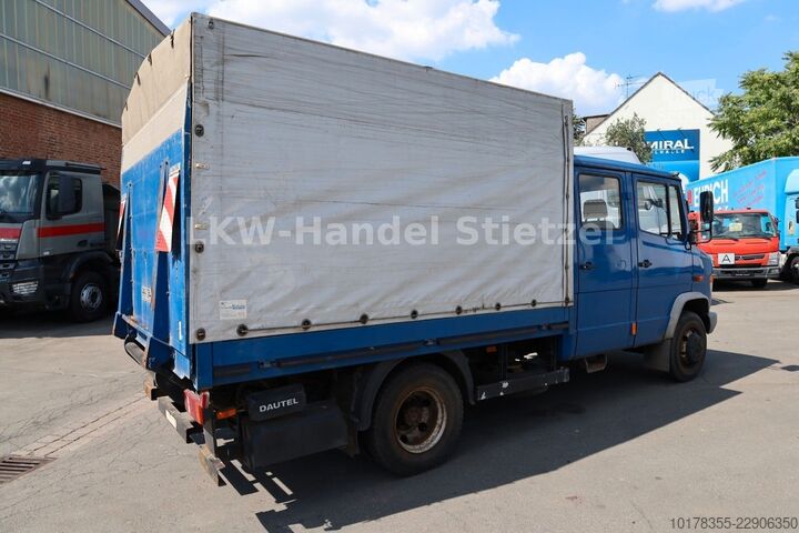 Kombi vozilo sa ceradom MERCEDES-BENZ 814D Vario Pritsche + Plane, LBW, 7 Sitze, PMK2