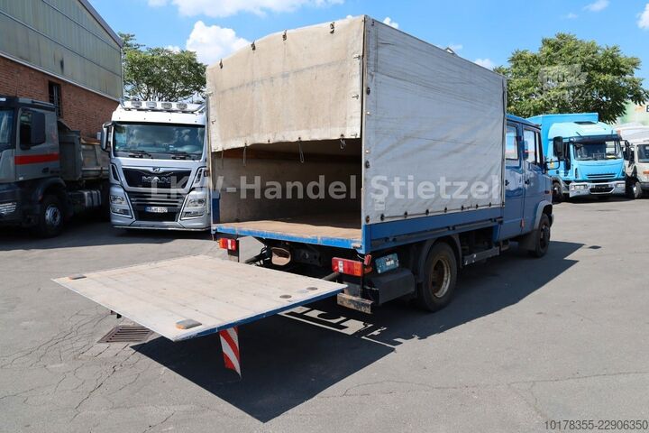 Kombi vozilo sa ceradom MERCEDES-BENZ 814D Vario Pritsche + Plane, LBW, 7 Sitze, PMK2