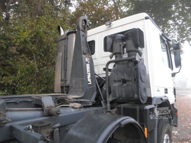 Kamion s kipom s pomičnim kontejnerom MERCEDES-BENZ 4141/8x4/ AT Motor 80.000 KM
