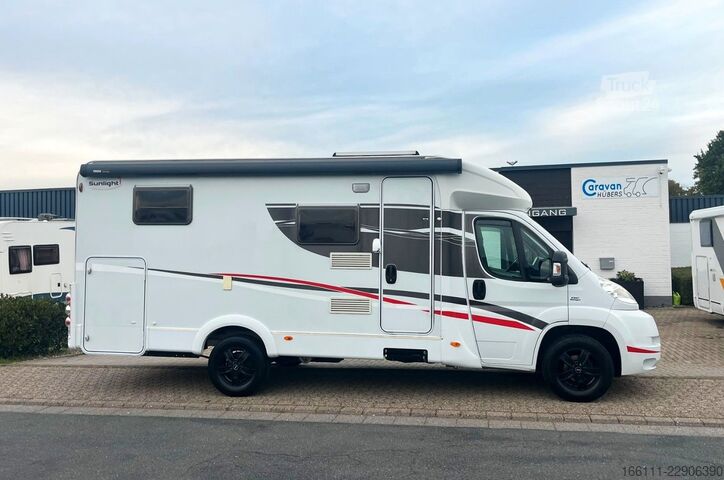 Poluintegrisani kamper SUNLIGHT T 66 - Einzelbetten - Solar - Klima - Tempomat -