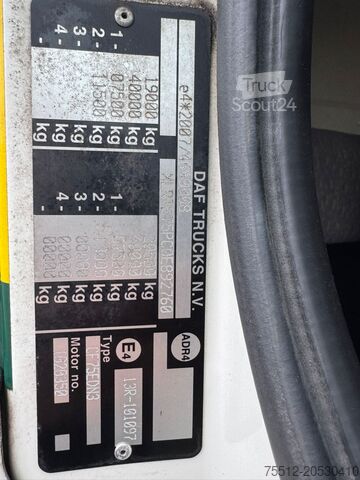 Standard-SZM DAF CF75.310 / Euro 5 / TUV: 2-2026 / NL Truck