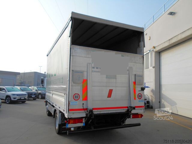 Truck with flatbed and tarpaulin Mercedes-Benz Atego 1218