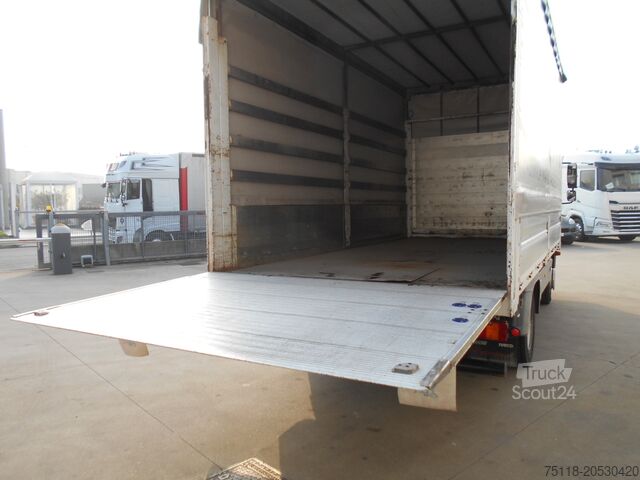 Truck with flatbed and tarpaulin Mercedes-Benz Atego 1218