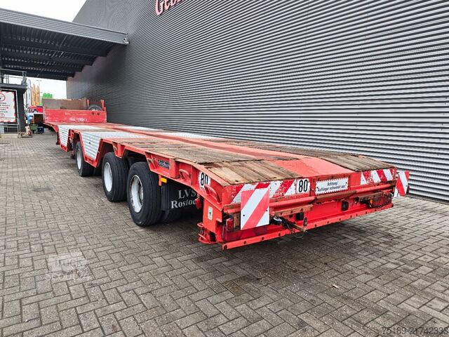Объемная транспортировка Goldhofer SPN-L3-32/80 Mega 7.3 M Extandable Radmulden 2 ...