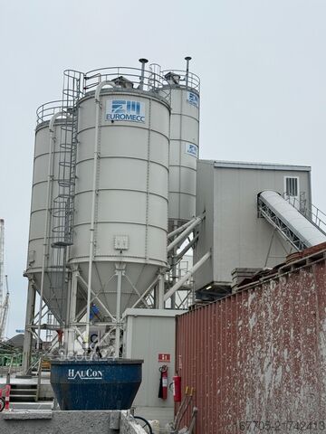 Stationary concrete mixing plant EUROMECC Euro5 Mix Wet