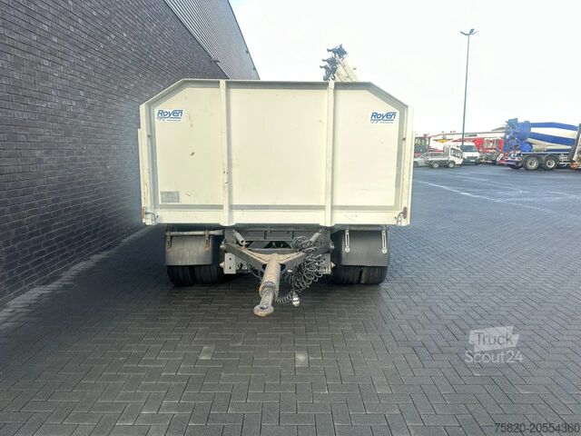 Lasteplattform Royen RW2F4  2-ASSIGE OPEN LAADBAAK AANHANGWAGEN