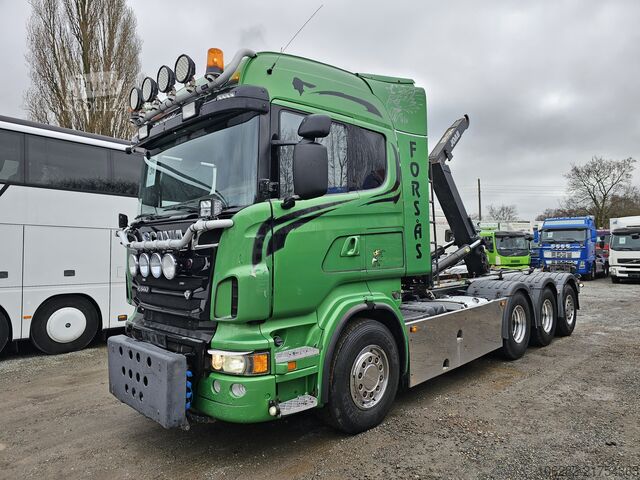 контейнеровоз з гачком (рол-офф) SCANIA R560 LB8X4X4HSA JOAB Blatt/Luft Lenkt/Li