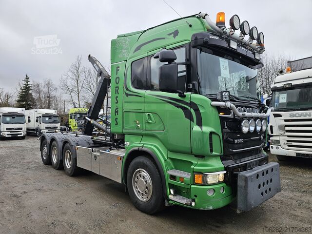 контейнеровоз з гачком (рол-офф) SCANIA R560 LB8X4X4HSA JOAB Blatt/Luft Lenkt/Li