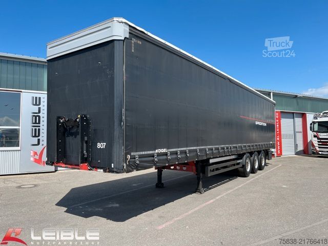 Semi-remorque bâchée KÖGEL SN24*Standard Tautliner*SAF*Reifen 100%*