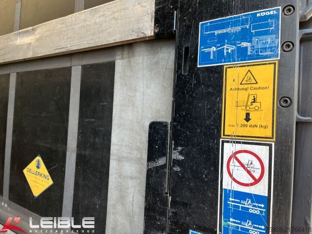 Semi-remorque bâchée KÖGEL SN24*Standard Tautliner*SAF*Reifen 100%*