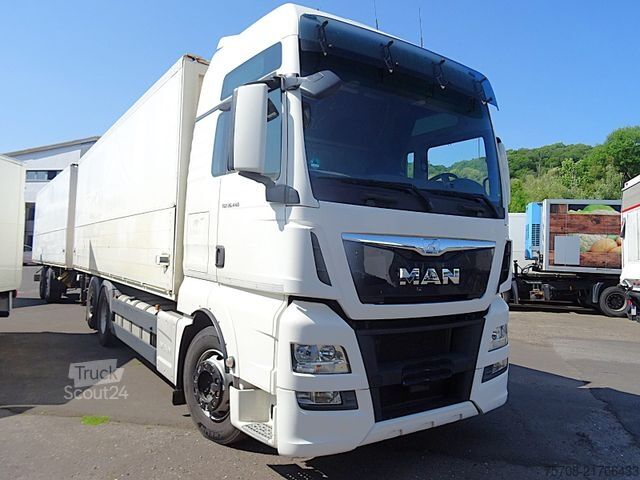 Camion de boissons MAN 26.440 TGX*7,7m Schwenkwand*ATM 38 tkm*LBW*Retar