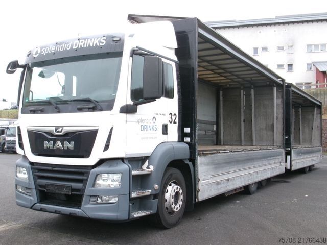 Camião de bebidas MAN 26.460 TGS*kpl. Zug*2x 2,5to LBW*38Pal*Lift/Lenk