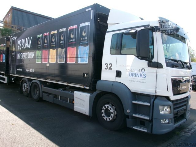 Camião de bebidas MAN 26.460 TGS*kpl. Zug*2x 2,5to LBW*38Pal*Lift/Lenk