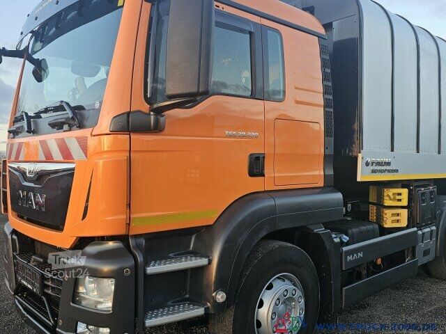 Camião de lixo MAN TGS 28.320 Faun Rotopress 518 Terberg Schüttung