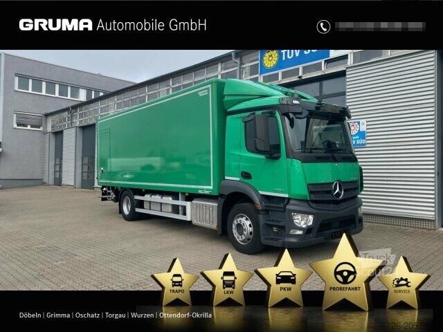 LKW mit Kofferaufbau Mercedes-Benz Actros 1824L Koffer/LBW 2.000kg/Klima/PPC