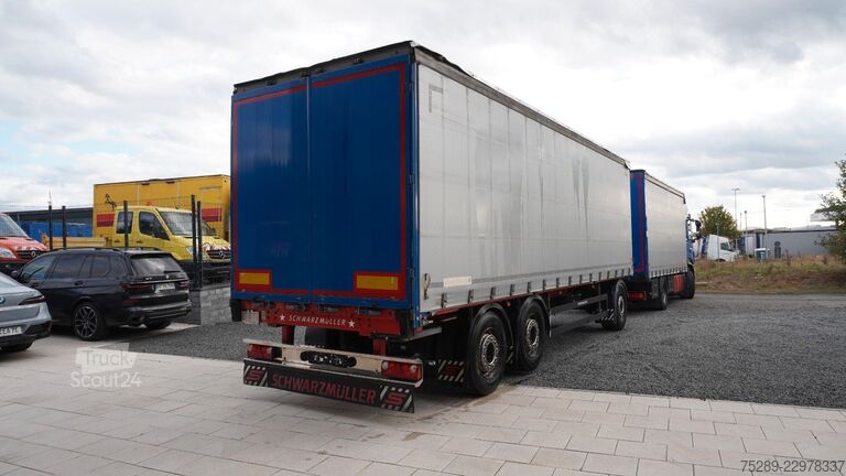 Tentinė platforma sunkvežimis IVECO Stralis 500E6 Pritsche + Plane Zug Schwarzmüller