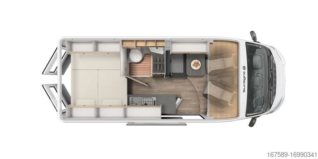 Avtodom SUNLIGHT Cliff 600 Entry, AWT isol,REMIS,Markise,AKTION