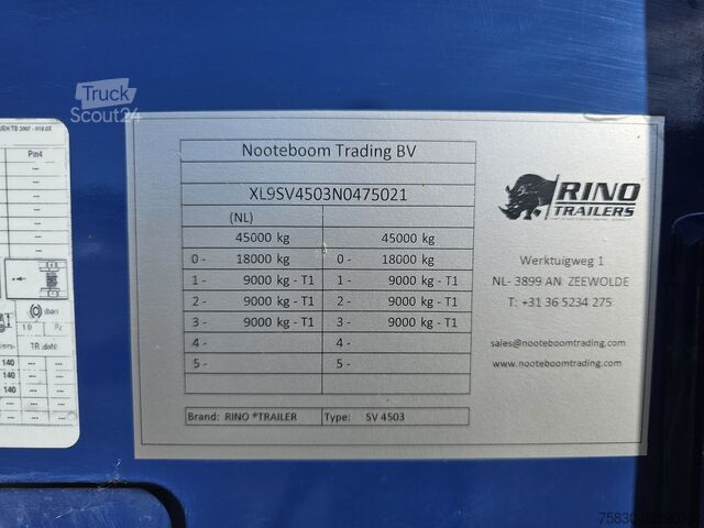 Rino SV 4503 / STROJ - TRANSPORT VILIČARJEV / HIDRAVLIČNA RAMPA Rino SV 4503 / MACHINE - FORKLIFT TRANSPORT / HYDR RAMP