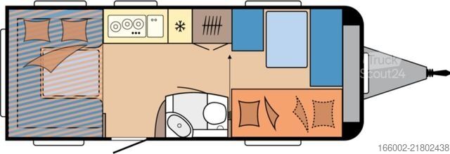 كرافان HOBBY De Luxe 515 UHK Auflastung 2.000 kg LM-Felgen!