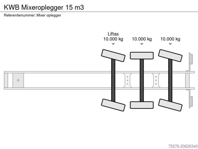 Mixer KWB Mixeroplegger 15 m3