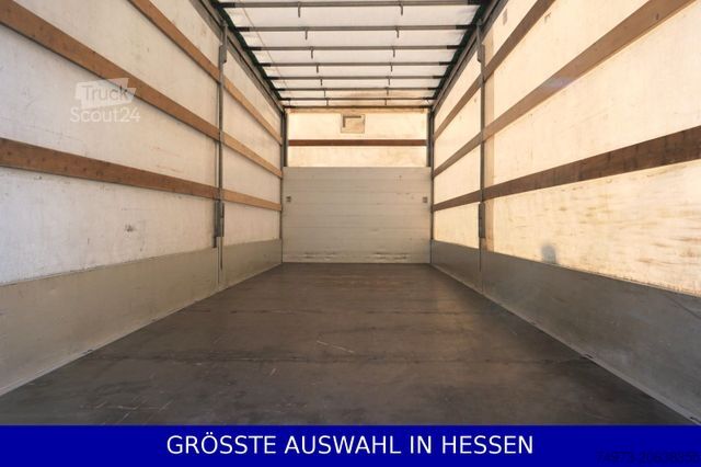 Отворена ремарке със строшен брезент ACKERMANN-FRUEHAUF Schiebeplane Bordwände 18 PAL  1,9t Leer