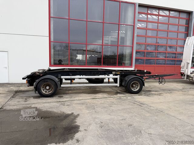 Swap-chassis trailer Hüffermann HSA1860  2 Achs Abrollmulden Anhänger