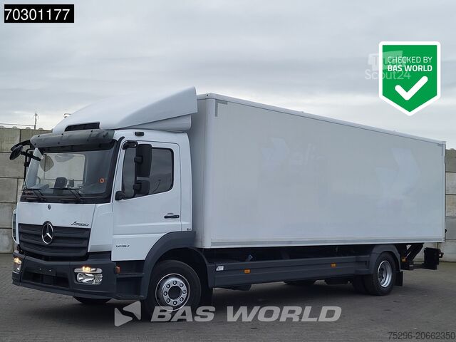 Kuffert Mercedes Atego 1230 4X2 12tonner Automatic 1500kg Ladebo...