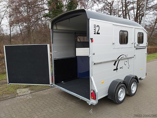 Vozidlo pro prepravu dobytka Cheval Liberté Maxi 2 Horse Trailer 2600kg