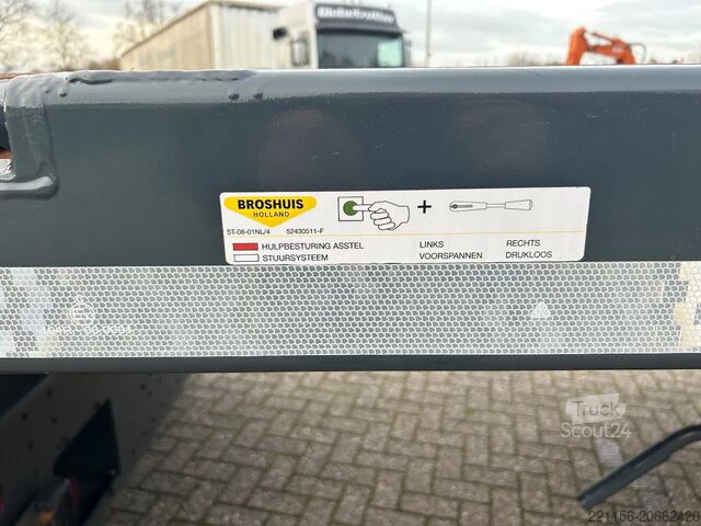Remorque à plate-forme Broshuis | 3AOU - 48 | 3x STEERING | 8700 kg EMPTY | NE...