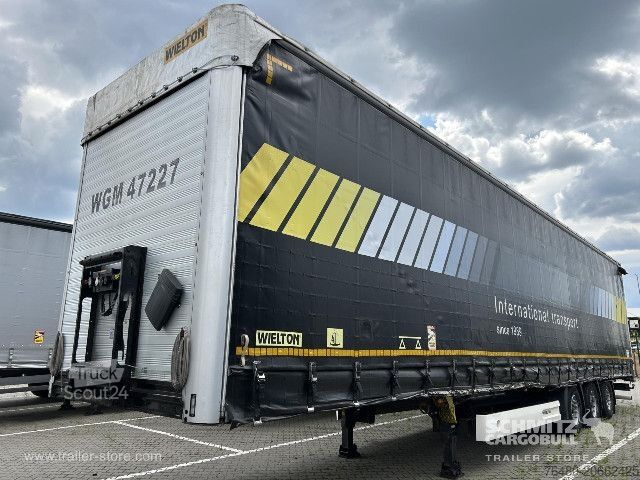 Auflieger mit Pritsche & Plane Wielton Schiebeplane Mega