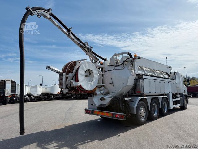 Saugwagen SCANIA P450 8x4*4 Hvidtved Larsen FlexLine 412 PED