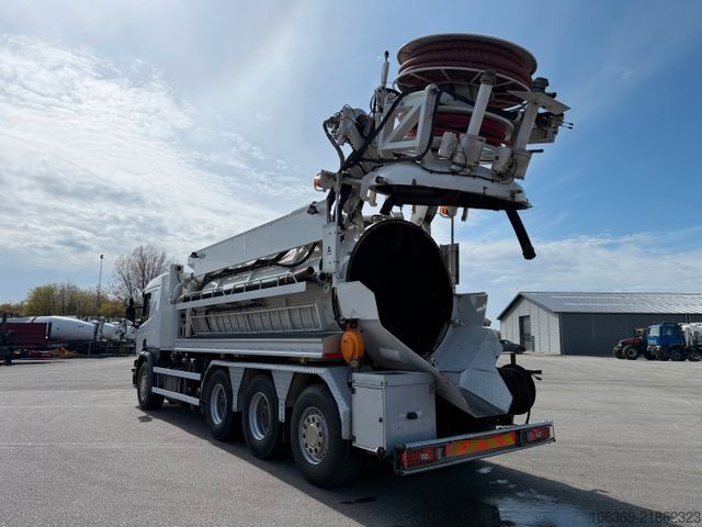 Saugwagen SCANIA P450 8x4*4 Hvidtved Larsen FlexLine 412 PED