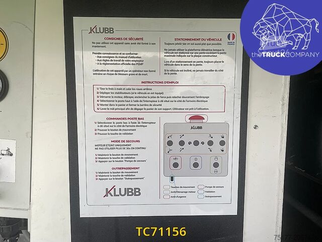 Plate-forme de levage Renault Master Hoogtewerker