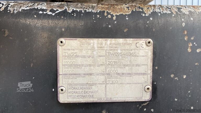 Wheeled Excavator Terex-Schaeff TW 95 Yanmar