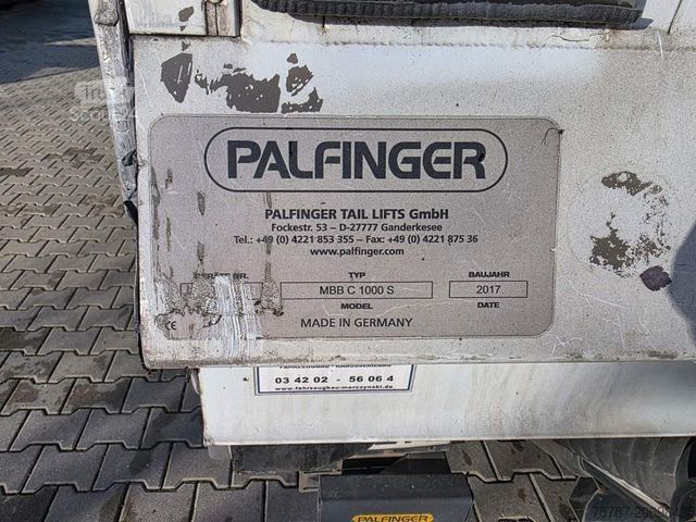 Samochód dostawczy z plandeką IVECO 80-220 Eurocargo, Gardine, Ladebordwand, 1.Hand