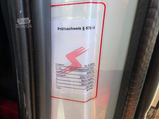 Samochód dostawczy z plandeką IVECO 80-220 Eurocargo, Gardine, Ladebordwand, 1.Hand