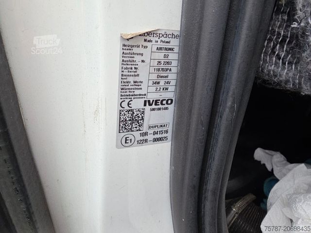 Фургон-шторник IVECO 80-220 Eurocargo, Gardine, ladebordwand