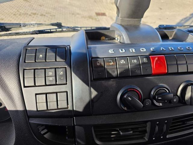Samochód dostawczy z plandeką IVECO 80-220 Eurocargo, Gardine, Ladebordwand, 1.Hand