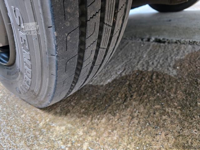 Samochód dostawczy z plandeką IVECO 80-220 Eurocargo, Gardine, Ladebordwand, 1.Hand