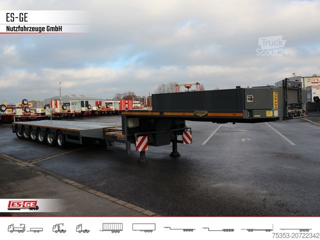 Tieflader-Sattelauflieger BROSHUIS 6-Achs-Satteltieflader - teleskopierbar