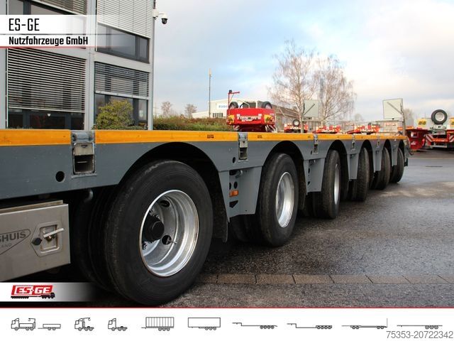 Tieflader-Sattelauflieger BROSHUIS 6-Achs-Satteltieflader - teleskopierbar