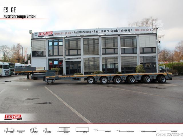 Tieflader-Sattelauflieger BROSHUIS 6-Achs-Satteltieflader - teleskopierbar