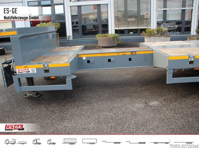 Tieflader-Sattelauflieger BROSHUIS 6-Achs-Satteltieflader - teleskopierbar