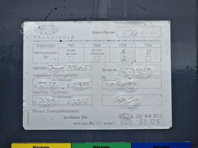 Рефрижераторный прицеп KRONE AZ / Ldbw / Carrier Supra 850MT-X / FRC 04.2018