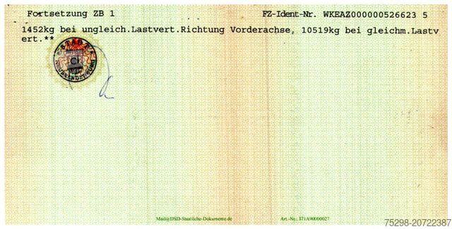 Рефрижераторный прицеп KRONE AZ / Ldbw / Carrier Supra 850MT-X / FRC 04.2018